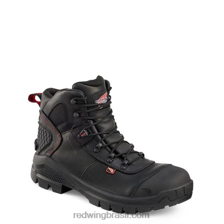 Work - estilo 1178 nailseat bota masculina sem salto de 11 polegadas preto DRV6073 Red Wing