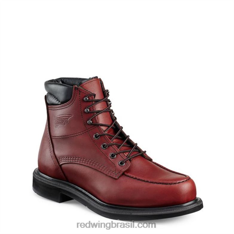 trabalho - estilo 616 loggermax bota masculina de 9 polegadas isolada, à prova d'água com biqueira macia marrom DRV6084 Red Wing