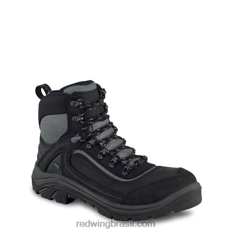 bota de segurança feminina estilo 2347 brnr xp de 6 polegadas à prova d'água cinza DRV60160 Red Wing