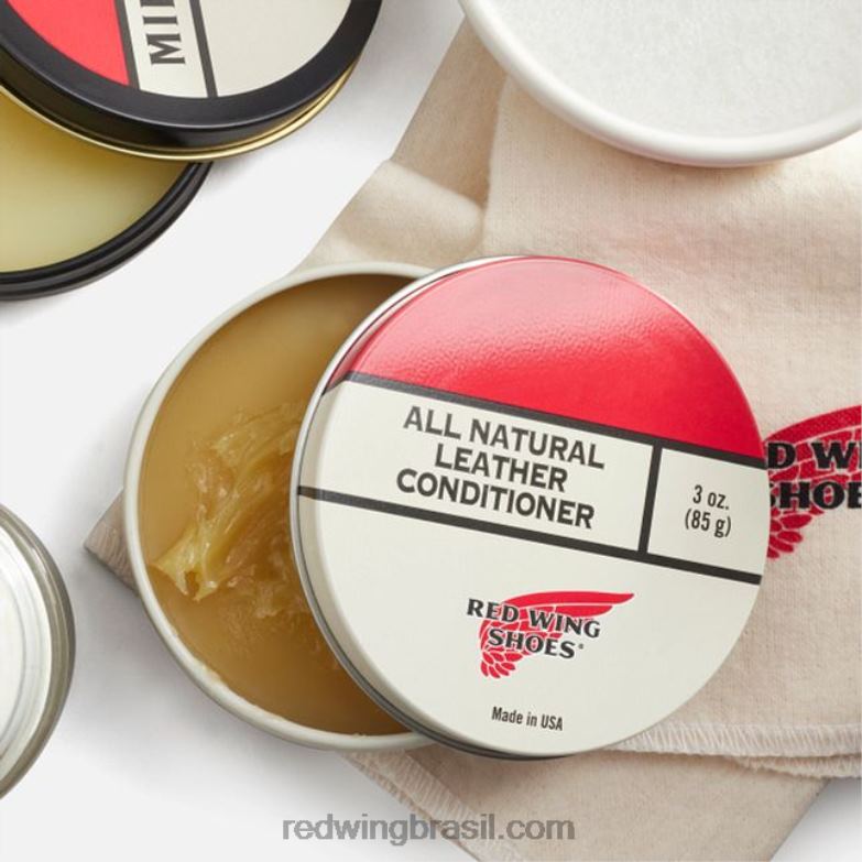 kit de limpeza para acabamento/nubuck estilo 98014 produto para cuidados com o couro - limpar condicionar protegerDRV60325 Red Wing