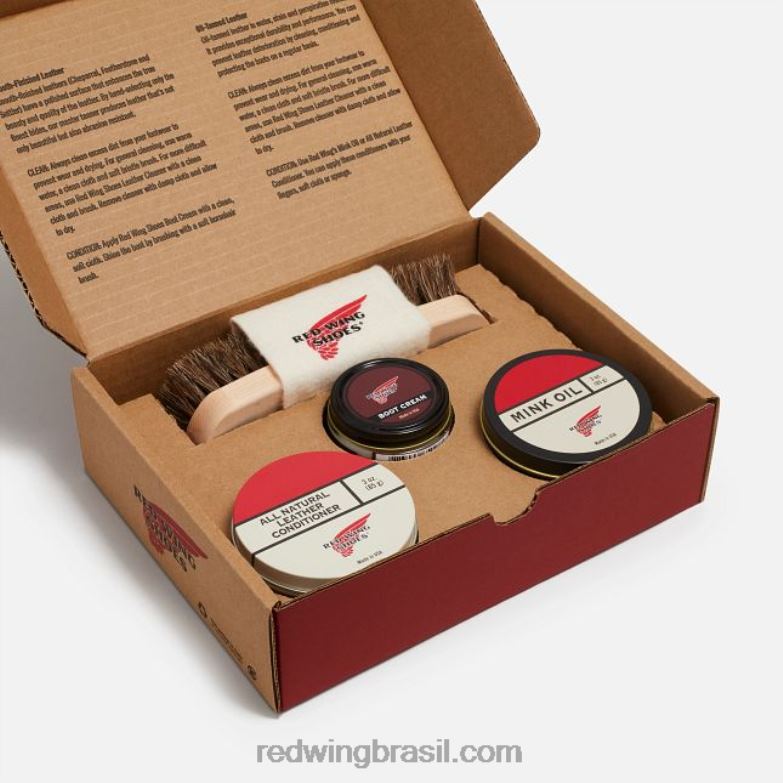 kit de produtos de cuidados básicos estilo 97099 kit de cuidados - limpar condicionar protegerDRV60353 Red Wing