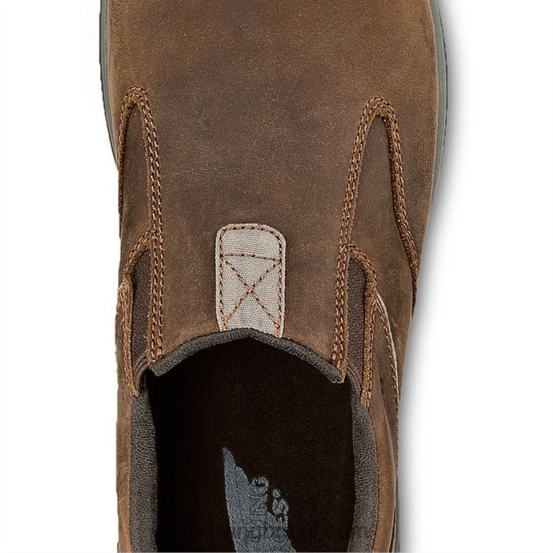 trabalho - estilo 2035 cross lite biqueira de segurança feminina chukka marrom DRV60149 Red Wing