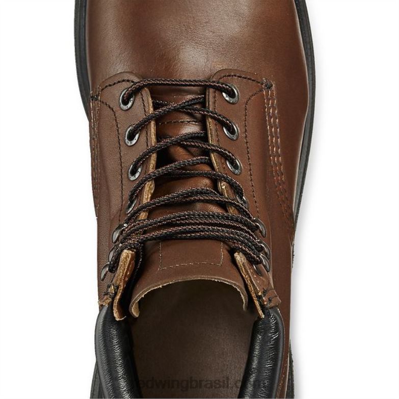 trabalho - estilo 2216 loggermax bota masculina de 9 polegadas à prova d\água biqueira de segurança marrom DRV6065 Red Wing