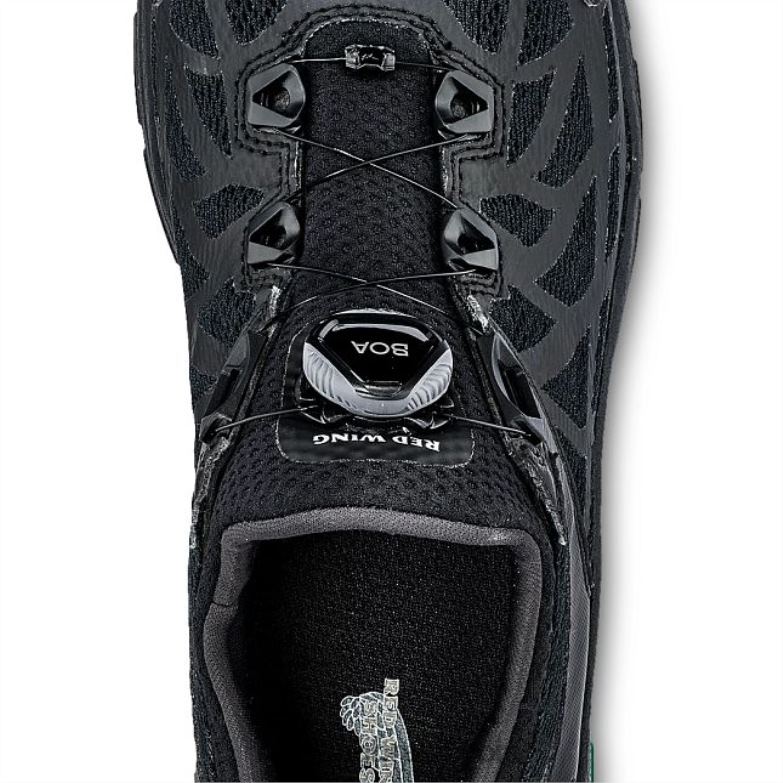 trabalho - estilo 2343 cooltech atletismo sapato de segurança feminino para trabalho atlético preto/petróleo DRV60162 Red Wing