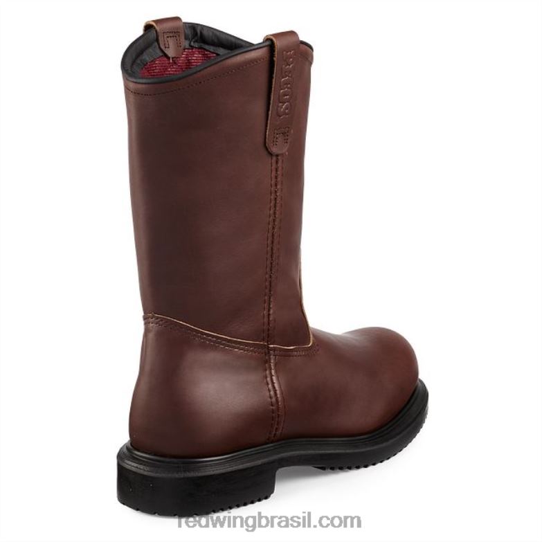 trabalho - estilo 3504 supersole 20 bota masculina de segurança csa à prova d\água de 6 polegadas marrom DRV60104 Red Wing