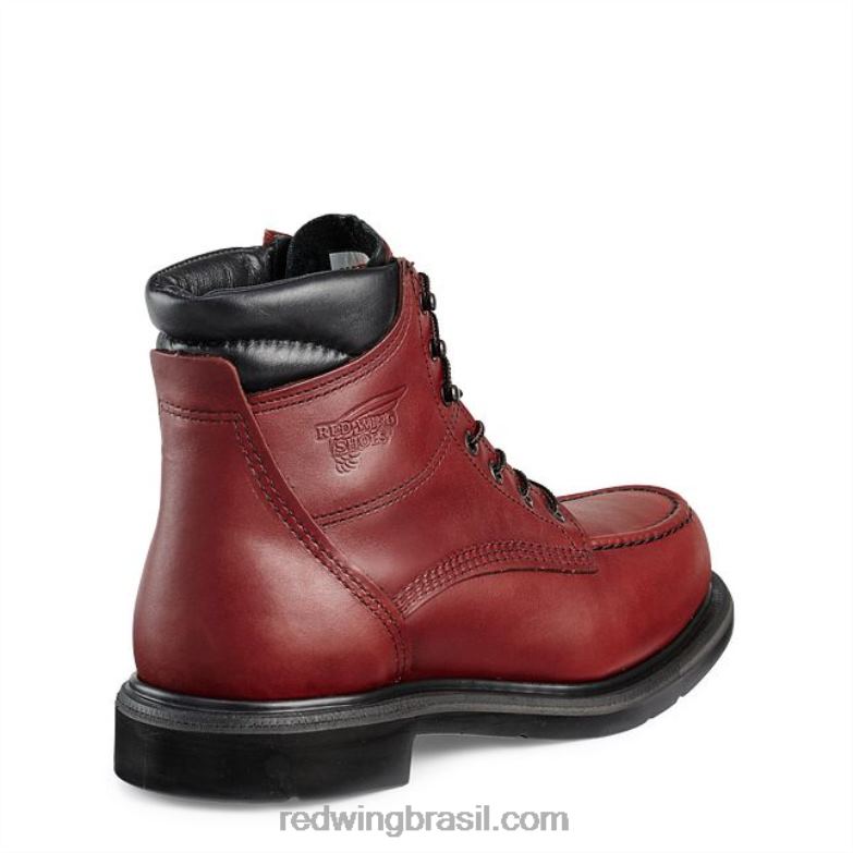 trabalho - estilo 616 loggermax bota masculina de 9 polegadas isolada à prova d\água com biqueira macia marrom DRV6084 Red Wing