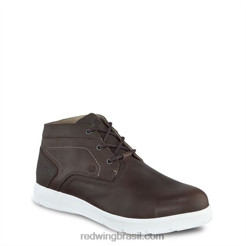 trabalho - estilo 6705 comfortpro sapato de segurança masculino sem cadarço marrom DRV60148 Red Wing