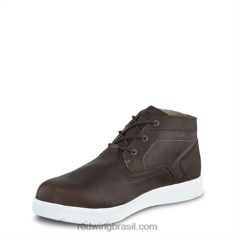trabalho - estilo 6705 comfortpro sapato de segurança masculino sem cadarço marrom DRV60148 Red Wing
