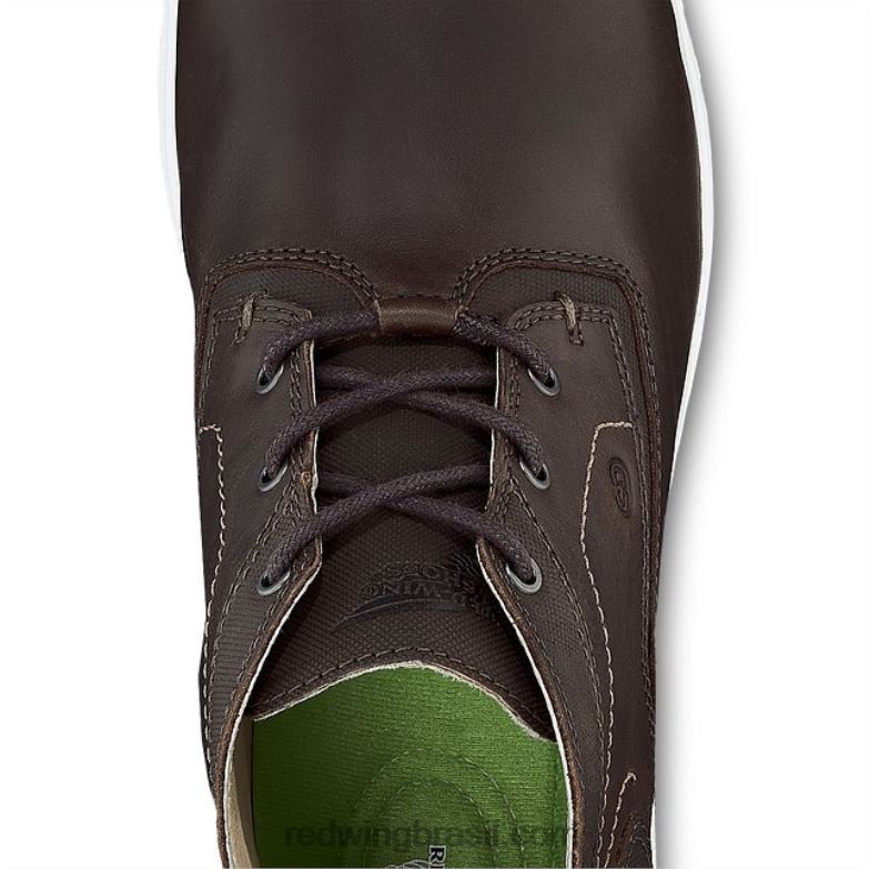 trabalho - estilo 6705 comfortpro sapato de segurança masculino sem cadarço marrom DRV60148 Red Wing