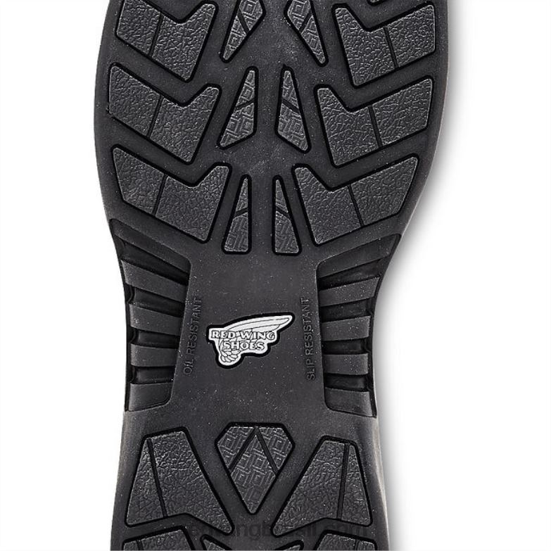 trabalho - estilo 6708 comfortpro bico de segurança masculino oxford preto DRV60142 Red Wing