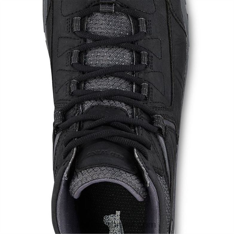 trabalho - estilo 6714 cross lite bico de segurança masculino chukka preto/cinza DRV60138 Red Wing