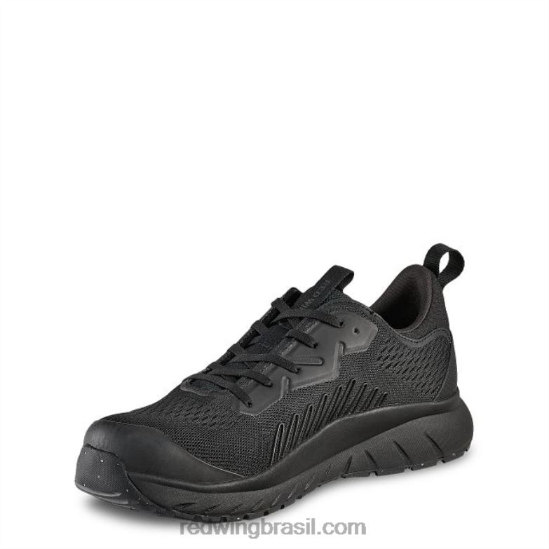 trabalho - estilo 6720 cross lite bico de segurança masculino chukka preto DRV60133 Red Wing