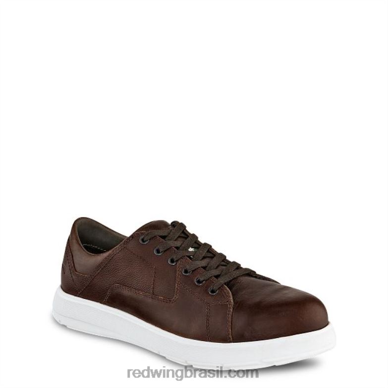 trabalho - estilo 6722 cross lite sapato de segurança masculino sem cadarço chocolate DRV60145 Red Wing