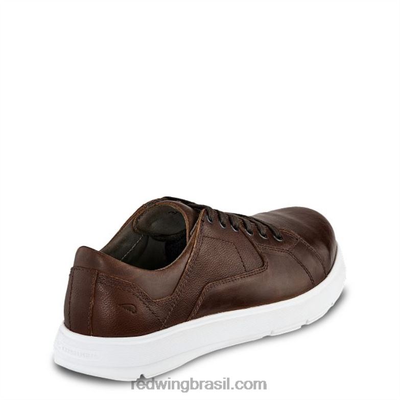 trabalho - estilo 6722 cross lite sapato de segurança masculino sem cadarço chocolate DRV60145 Red Wing