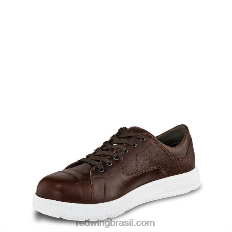 trabalho - estilo 6722 cross lite sapato de segurança masculino sem cadarço chocolate DRV60145 Red Wing