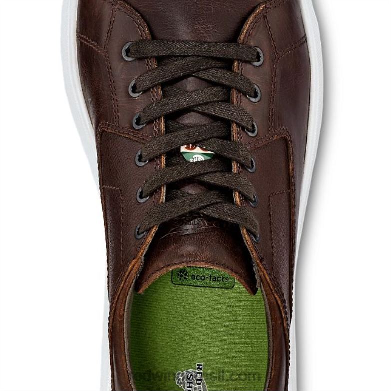 trabalho - estilo 6722 cross lite sapato de segurança masculino sem cadarço chocolate DRV60145 Red Wing